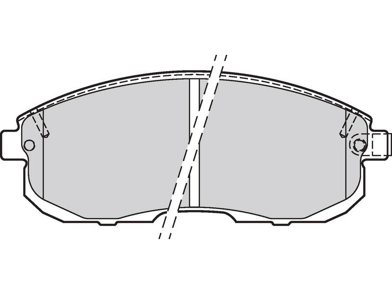 Brake pads first SX4 (y_1_,y_4_)