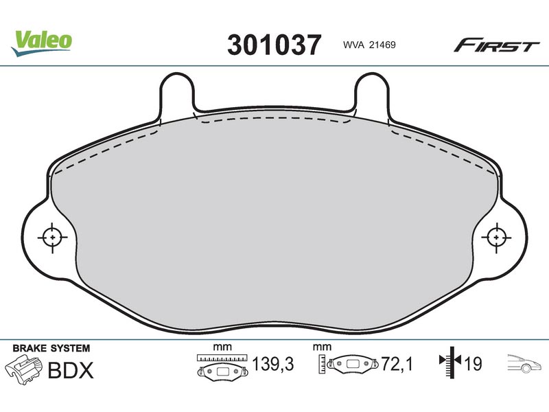 Brake pads FORD Transit V