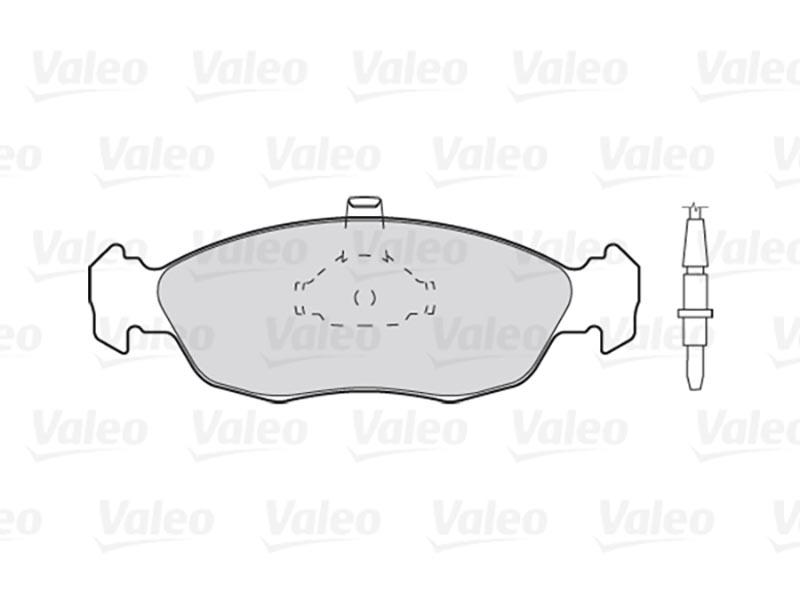 Brake pads PEUG 206