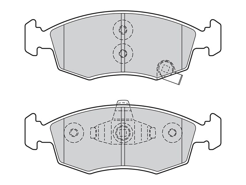 Pastiglie freno Brake pads FIAT Panda fr