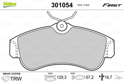 Brake pads Primera