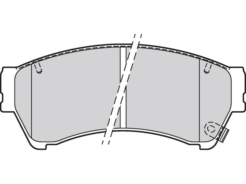 Brake pads first Mazda 6 (gh)