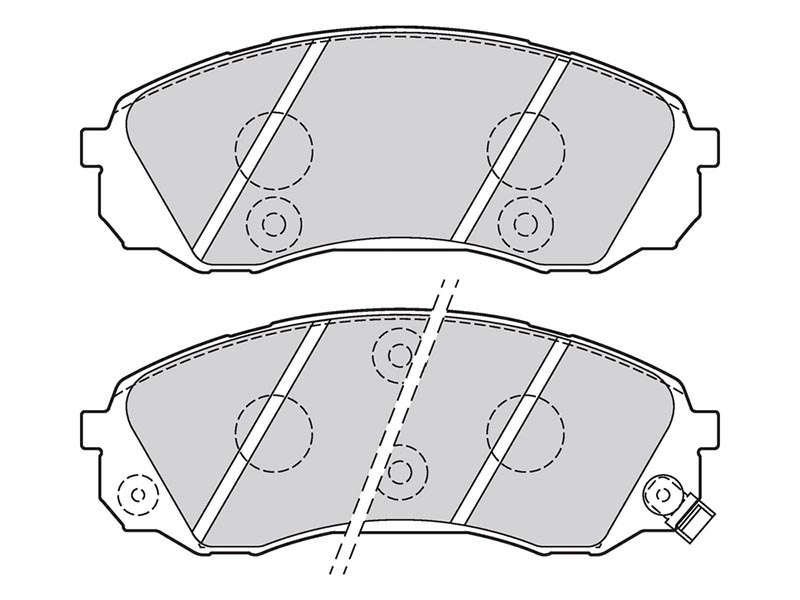 Brake pads first Hyundai grand starex