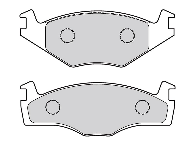 Brake pads first VW Golf I (17)
