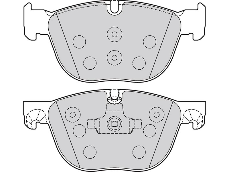 Brake pads first BMW X5 (E70)