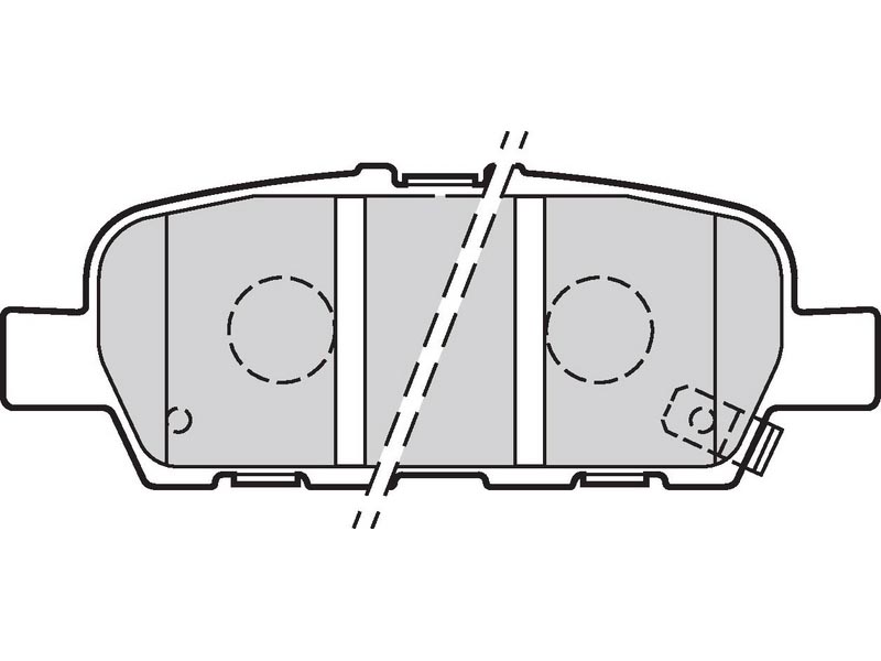 Brake pads first teana II (J32)