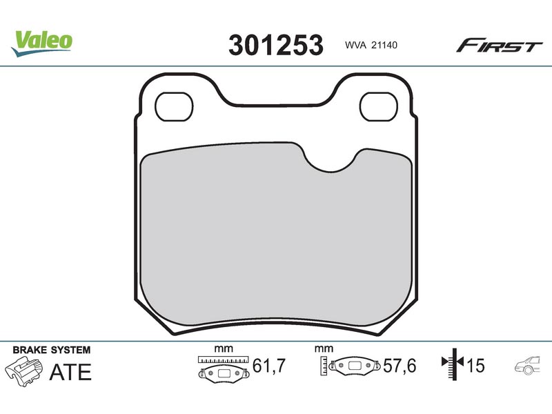 Brake pads OPEL Astra