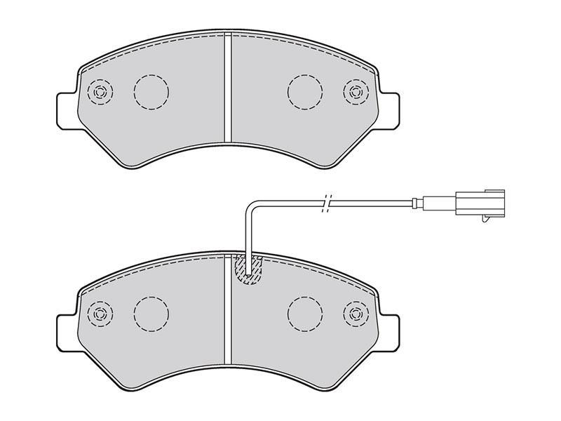 Brake pads first Peugeot jumper