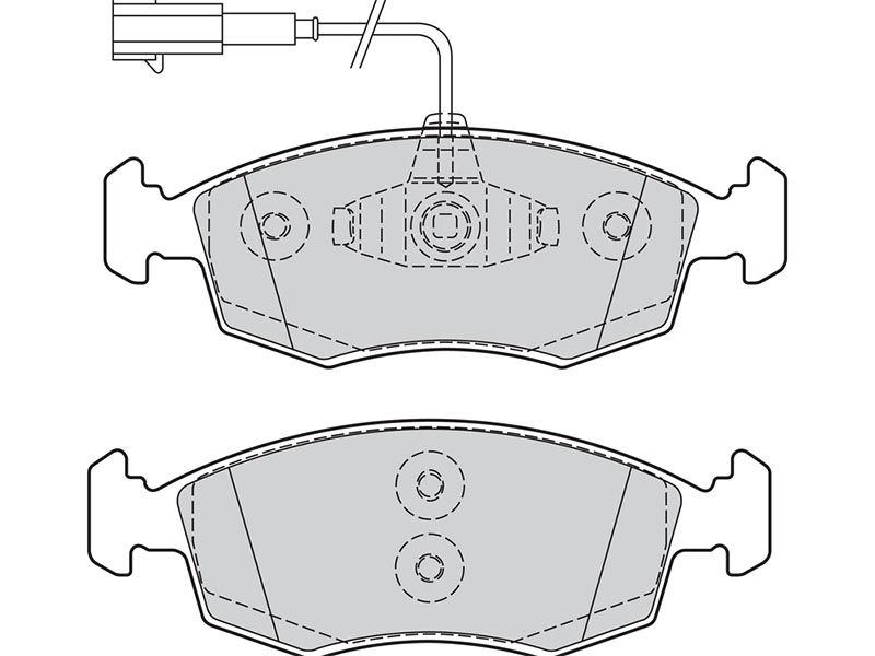 Pastiglie freno Brake pads FIAT 500 fr