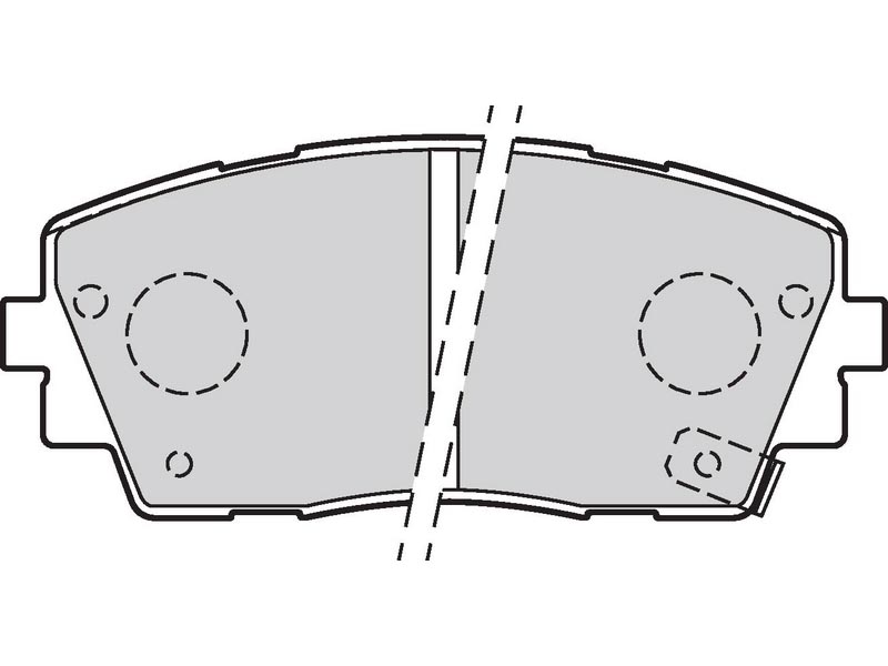Brake pads first Hyundai picanto (ta)