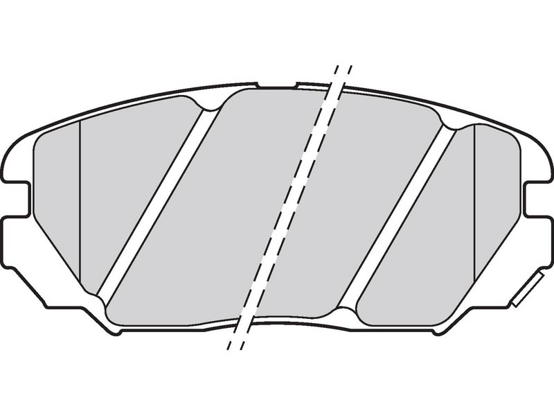 Brake pads first Mitsubishi sonata V