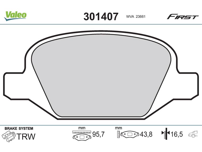 Brake pads Alfa Romeo 147