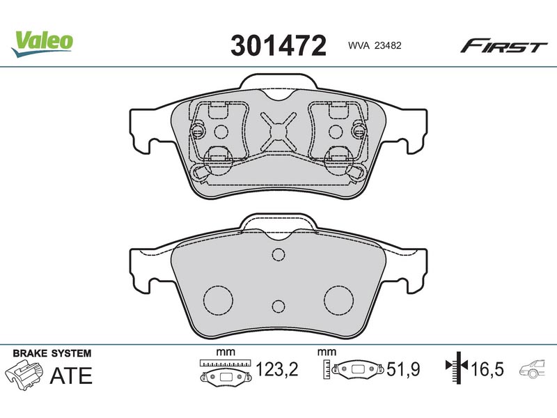 Brake pads REN IV