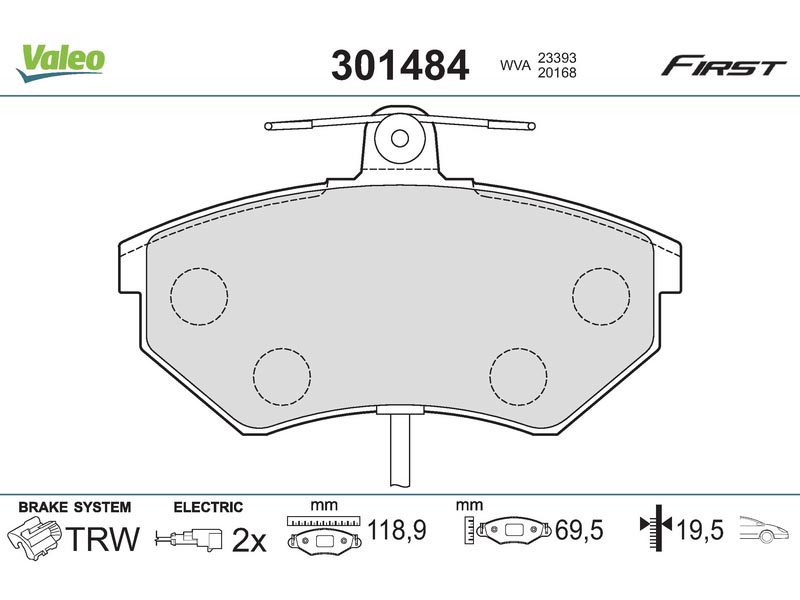 Brake pads SEAT Exeo