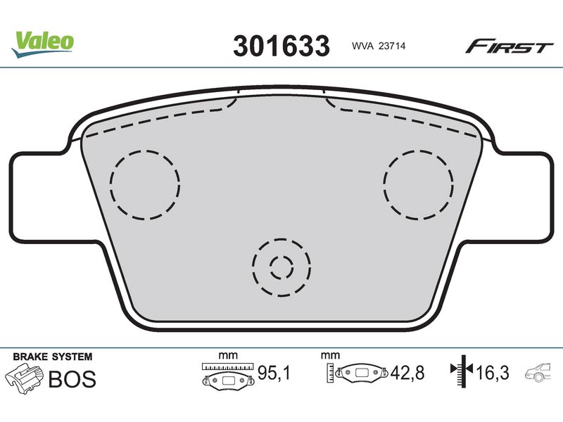 Pastiglie freno Brake pads FIAT Multipla RR