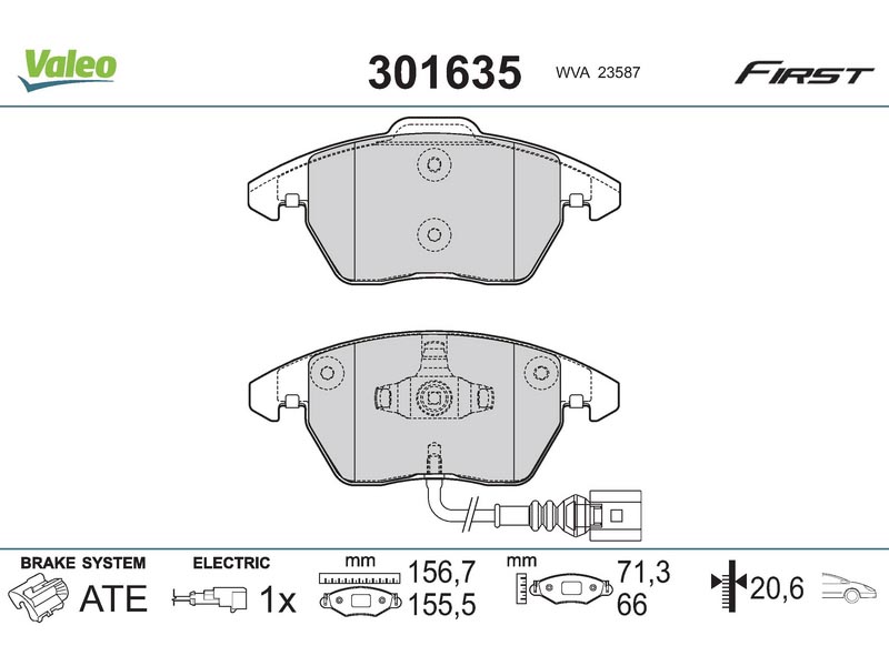 Brake pads SKOD