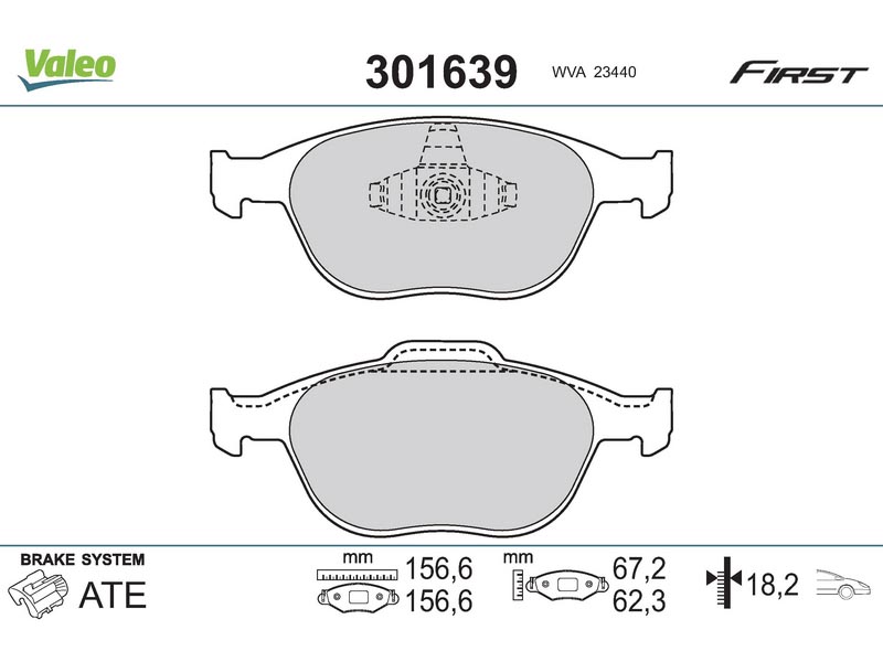 Brake pads FORD Focus