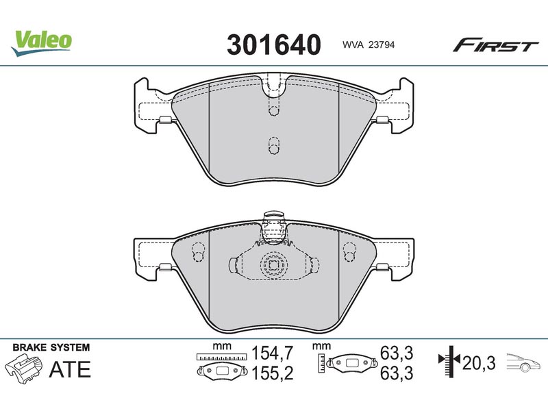 Brake pads BMW 5 Serie