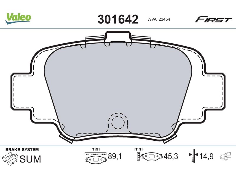 Brake pads niss auto II