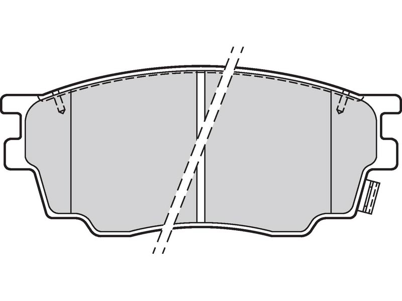 Brake pads first Mazda 6 (gg)