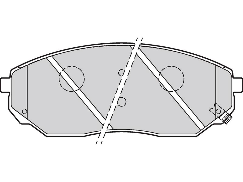 Brake pads first Hyundai sorento (jc)