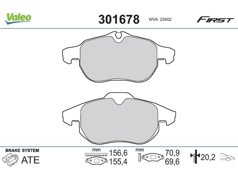 Brake pads FIAT Croma