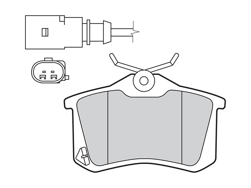 Brake pads FORD Mond