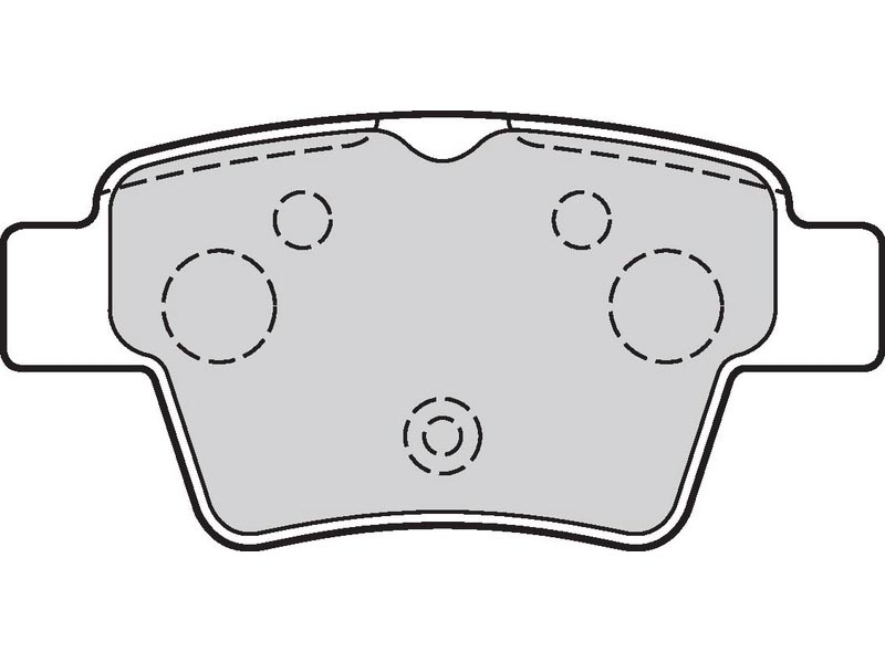 Brake pads first Peugeot 307 (3A/c)