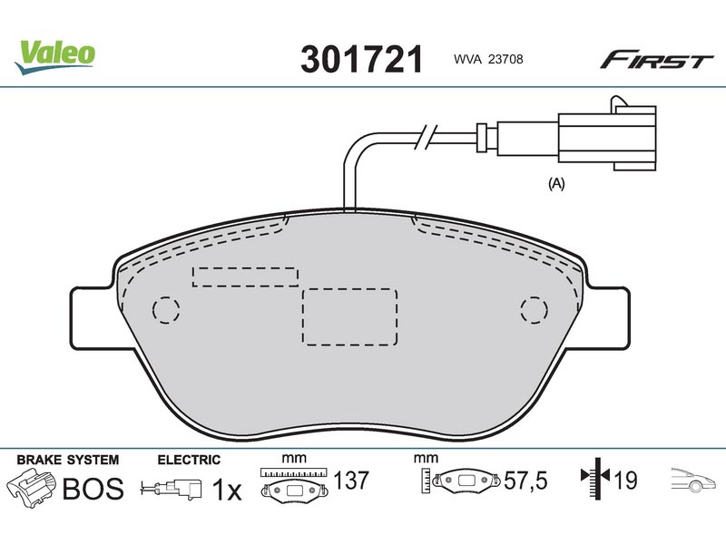 Brake pads CIT Nemo
