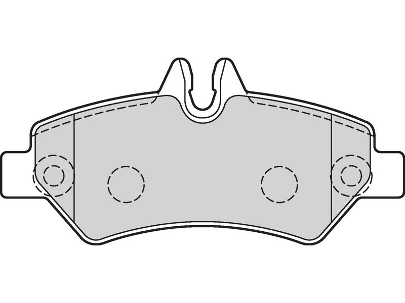 Brake pads first Mercedes sprinter 3,5-t