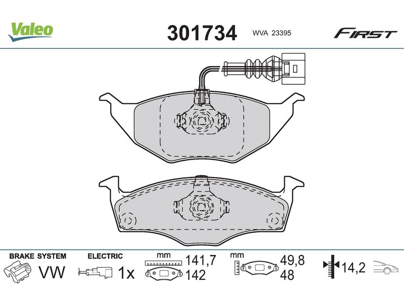Brake pads AUDI A2