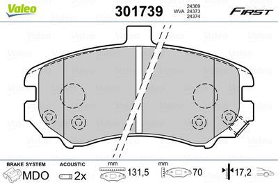 Brake pads first Hyundai elantra (xd)