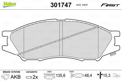 Brake pads Almera