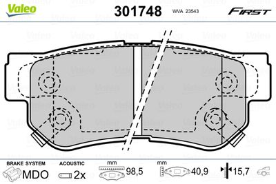 Brake pads KIA Sportage