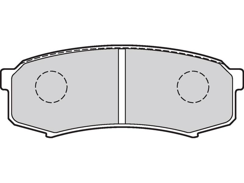 Brake pads first Toyota Land cruiser 80