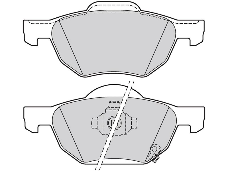 Brake pads first Honda accord VIII
