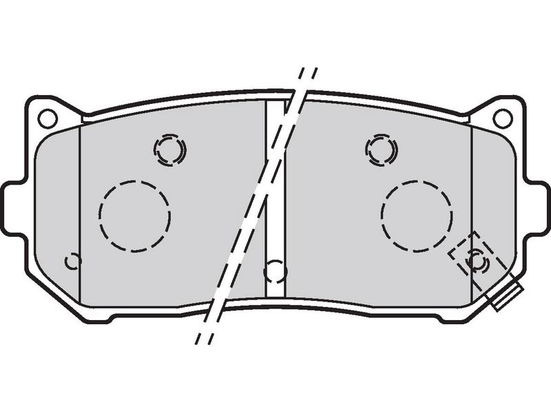 Brake pads first Hyundai clarus (K9A)