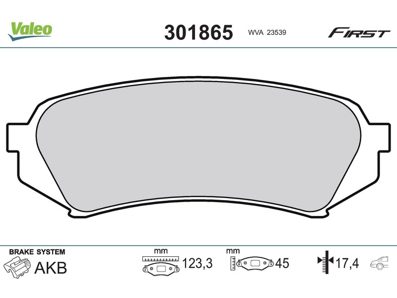 Brake pads TOY Land Cruiser 100