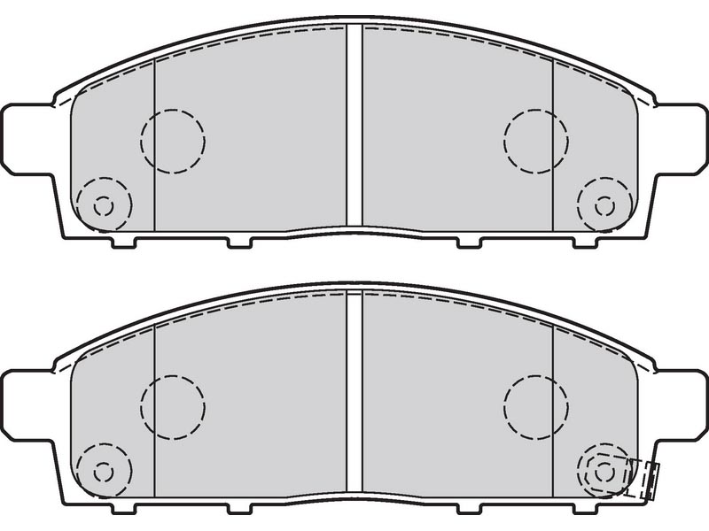 Brake pads first Mitsubishi L200