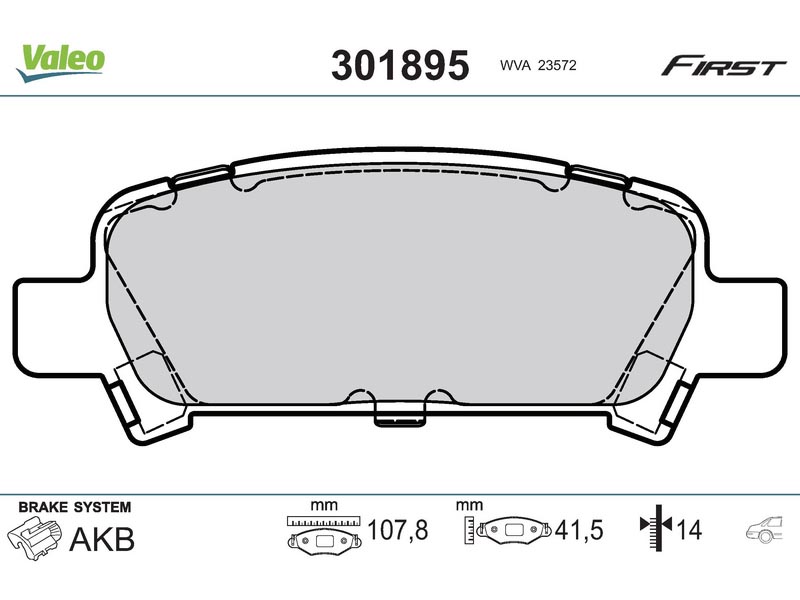 Brake pads SUB Forester