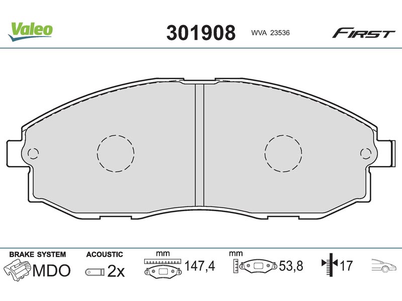 Brake pads HYU Satallite