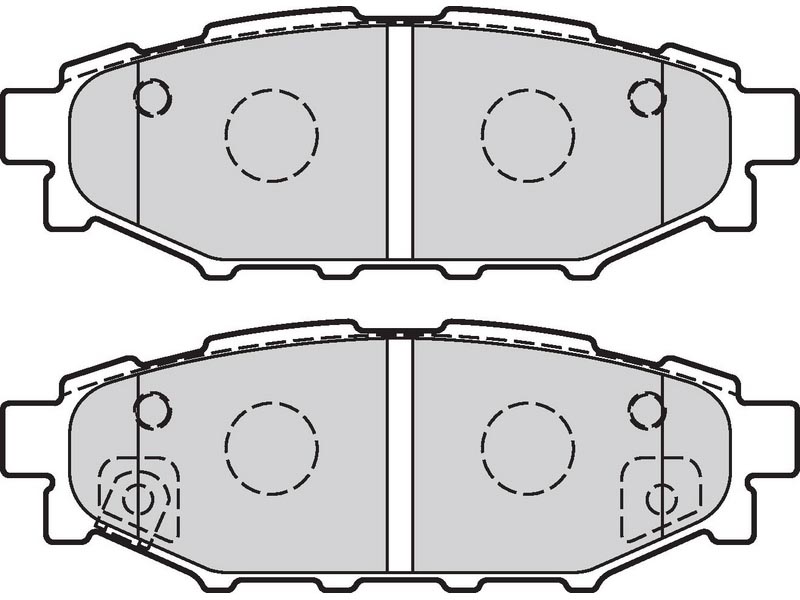 Brake pads first Subaru impreza (ge)