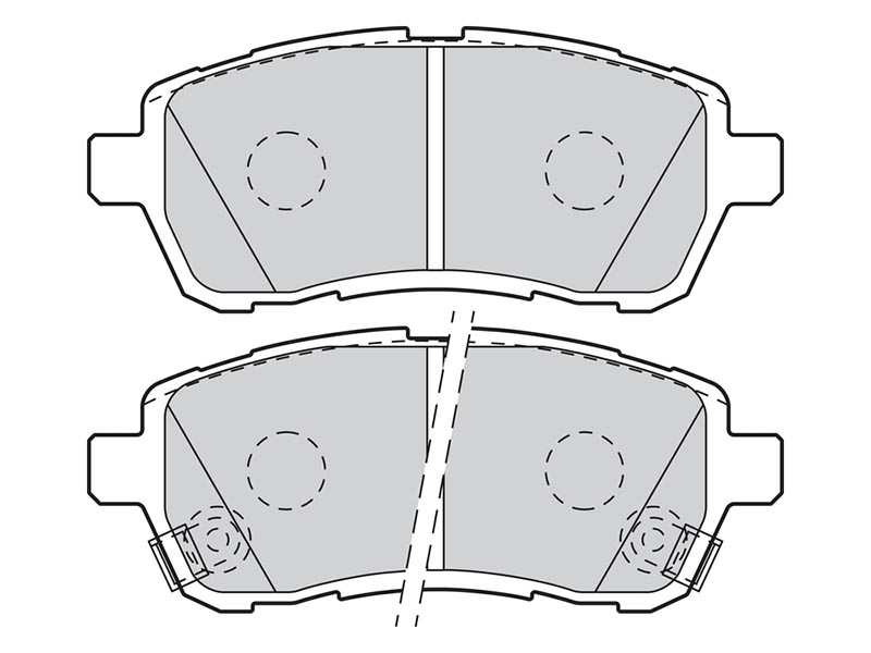 Pastiglie freno Brake pads DAIHATSU Sirion I fr