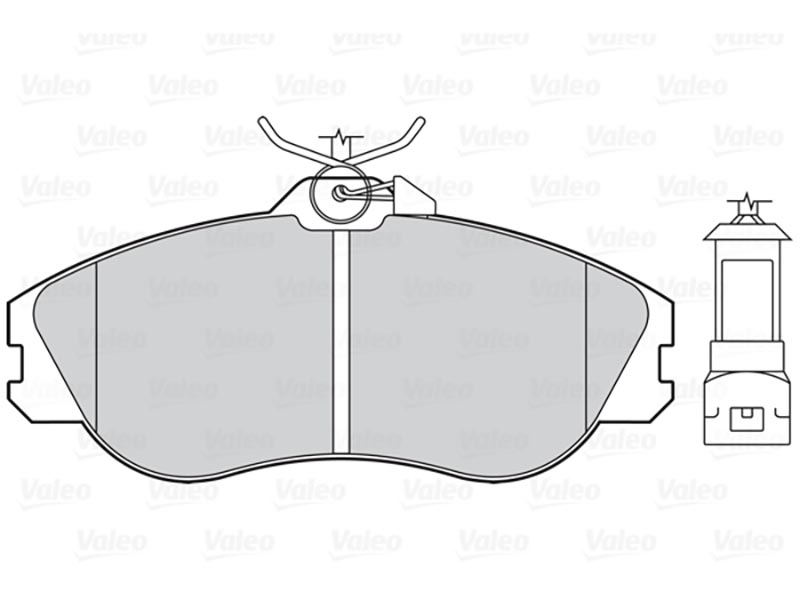 Brake pads first Audi 100 fr