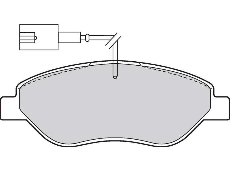 Brake pads first fia bravo 02.07>12.09 f