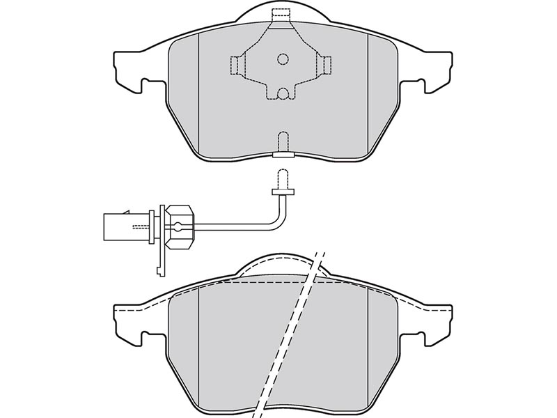 Brake pads first Seat alhambra fr