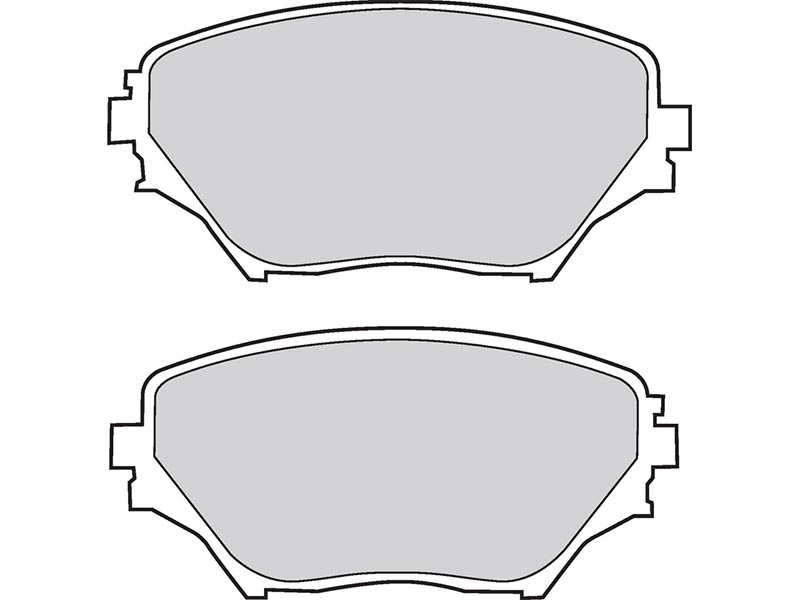 Brake pads first toy rav 4 II 08.00> fr