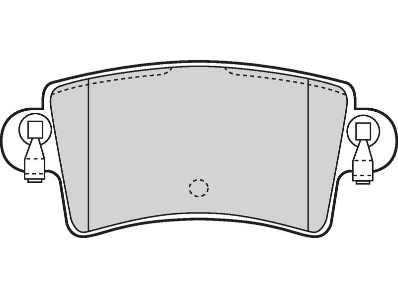 Brake pads first Opel movano 01.01> rr