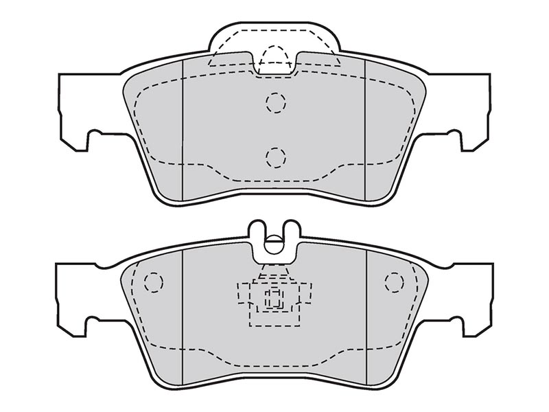 Brake pads first Mercedes e class rr