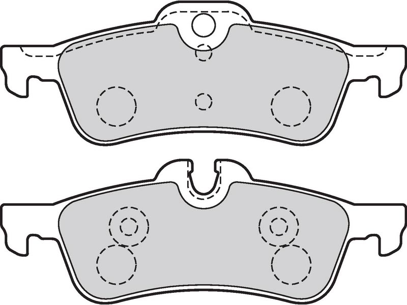 Brake pads first MINI cooper 01.03> rr